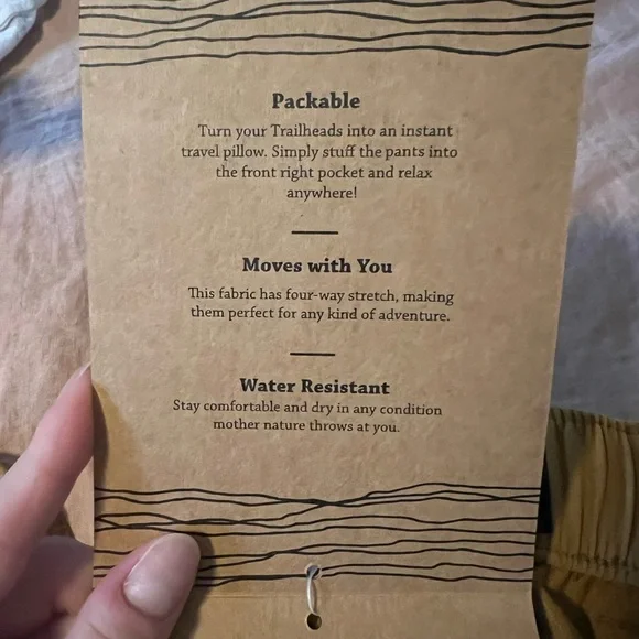 Coalatree Trailhead Joggers, sand - SIZE XL REGULAR - Picture 5 of 6